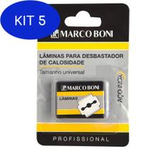 Kit 5 Lâmina Para Desbastador De Calosidade 8 Unid Marco - Marco Boni