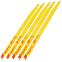 Kit 5 Lâmina Serra Sabre Starret Bimetal 300mm Bt121014 Multiuso