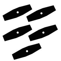 KIT 5 Lâminas Corte 2 P 1,6mmX 300mmX20mm Roçadeira - Sanre