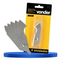 Kit 5 Lâminas Para Estilete Acrílico Em Aço Carbono Vonder Kit 5 Lâminas Para Estilete Acrílico Em Aço Carbono Vonder