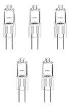 Kit 5 Lâmpada Coifa Bipino Capsula Halogena G4 12V 20W Kian