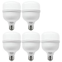 Kit 5 Lâmpada Led Bulbo 50W E27 Branco Frio 6500K Iluminação