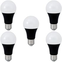 Kit 5 lampada led bulbo a60 9w luz negra ultravioleta e27 kian