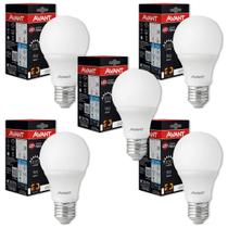Kit 5 lampada led bulbo/pera 09w brf 6500k avant