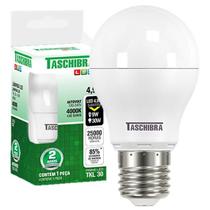 Kit 5 Lampada Led Bulbo Pera 4.9w Luz Neutra 4000K E27 Bivolt