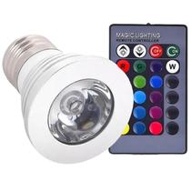 Kit 5 Lampada Led Colorida Rgb Croica 5w Cromoterapia varias cores Kit 5 Lampada Led Colorida Rgb Croica 5w Cromoterapia varias cores