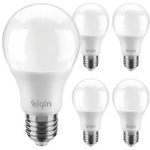 Kit 5 Lâmpada Led E27 Residencial Bulbo 9W Branco Frio 6500K