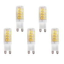 Kit 5 Lampada Led Halopin G9 7w 3000k Luz Amarela Galaxy