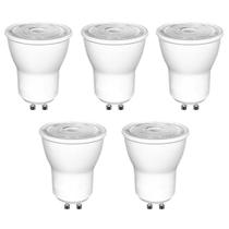 Kit 5 Lampada Led Mini Dicroica Mr11 Gu10 3W Branco Quente Kit 5 Lampada Led Mini Dicroica Mr11 Gu10 3W Branco Quente