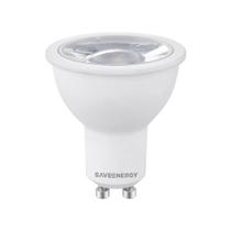 Kit 5 Lâmpada Led Mr16 Gu10 7W Save Energy 2700K Bco Quente