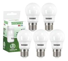 Kit 5 Lâmpada Led Tkl 30 4,9w E27 4000k Taschibra Abajur Kit 5 Lâmpada Led Tkl 30 4,9w E27 4000k Taschibra Abajur