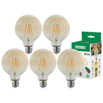 Kit 5 Lâmpada Smart Filamento 7w Retrô Dimerizável 2200K Taschibra