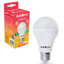 Kit 5 Lampada Super Led Bulbo 4.7w 3000K Luz Amarela Bivolt