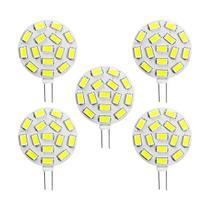 Kit 5 Lâmpadas 15 Leds G4 12V 24v Branco Frio Kit 5 Lâmpadas 15 Leds G4 12V 24v Branco Frio