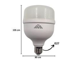 Kit 5 Lâmpadas Bulbo 40w Fria 6500k E27 - Alumínio