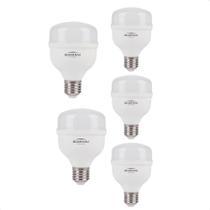Kit 5 Lâmpadas Bulbo High Led 30W E27 6500K Branco Frio Blumenau Iluminação Kit 5 Lâmpadas Bulbo High Led 30W E27 6500K Branco Frio Blumenau Iluminação