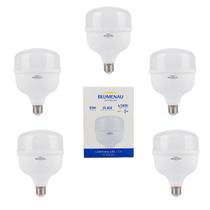 Kit 5 Lâmpadas Bulbo LED 50w 6500k Branco Frio Alta Potência - Blumenau