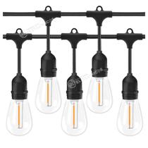 Kit 5 Lâmpadas Decorativa + Extensão Varal De Luz 5 Metros Áreas Externas/Internas KIT015