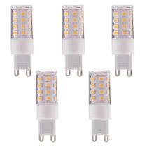 Kit 5 Lâmpadas Filamento De Led G9 3000K Branco Quente