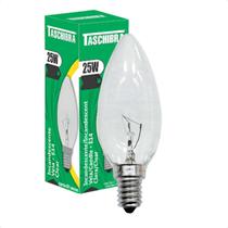 Kit 5 Lâmpadas Incandescente Taschibra Vela 25W E14 110v ou 220v Kit 5 Lâmpadas Incandescente Taschibra Vela 25W E14 110v ou 220v