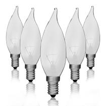 Kit 5 Lâmpadas Incandescentes Vela Bico Torto Fosca VL-32 E-14 25W 127V Toplux Kit 5 Lâmpadas Incandescentes Vela Bico Torto Fosca VL-32 E-14 25W 127V Toplux