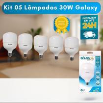 Kit 5 lâmpadas Led 30W E27 bivolt