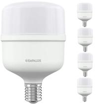 Kit 5 Lâmpadas Led 40W E27 Residencial Bivolt Branco Frio