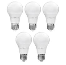 Kit 5 Lâmpadas Led Bulbo 12w E27 Branco Frio Inmetro Lumanti