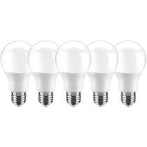 Kit 5 Lâmpadas Led Bulbo 12w E27 Branco Frio Inmetro - Lumanti