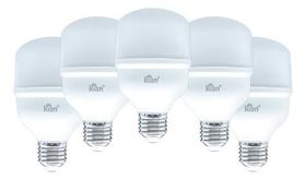 Kit 5 Lâmpadas Led Bulbo 20w Bivolt 6500k Branca Fria Kian Kit 5 Lâmpadas Led Bulbo 20w Bivolt 6500k Branca Fria Kian