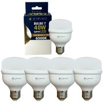 Kit 5 Lâmpadas Led Bulbo 40w E27 Branco Frio Inmetro Luminarte Kit 5 Lâmpadas Led Bulbo 40w E27 Branco Frio Inmetro Luminarte