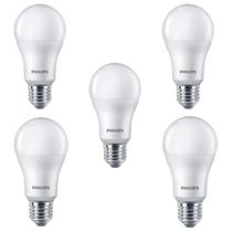Kit 5 lâmpadas led bulbo a60 11w 4000k 1018lm bivolt