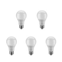 Kit 5 Lâmpadas Led Bulbo A60 9W Bivolt 6500k Branca Fria Ambiente Casa Cômodo