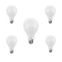 Kit 5 Lampadas Led Bulbo A70 E27 15w 3000k Luz Amarela G-light