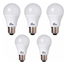 Kit 5 Lâmpadas Led Bulbo Branca Fria 6500k 810 Lumens Bivolt Kit 5 Lâmpadas Led Bulbo Branca Fria 6500k 810 Lumens Bivolt