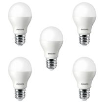 Kit 5 lâmpadas led bulbo philips a60 9w 4000k 806lm bivolt