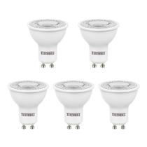 Kit 5 Lampadas Led Dicroica MR16 TDL 25 4w 4000k Taschibra