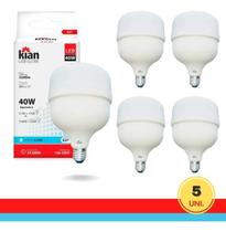 Kit 5 Lâmpadas Led Globe E-27 40w 6500k Bivolt Kian