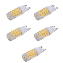 Kit 5 Lâmpadas LED Halopin G9 5w - 3000k Branco Quente