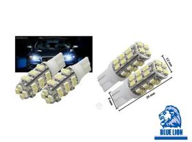 Kit 5 Lâmpadas Led T10 28 Leds Smd -super Branca Barata