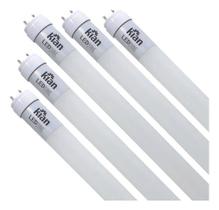 Kit 5 Lâmpadas Led Tubular 60cm 9w Branco Frio Kian