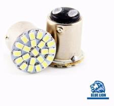 Kit 5 Lampadas Luz Ré Placa 2 Polos 22 Led 1157 Lampada