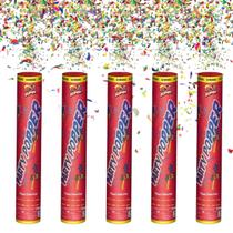 Kit 5 Lança Confete Festa Varias Cores Réveillon Carnaval Kit 5 Lança Confete Festa Varias Cores Réveillon Carnaval