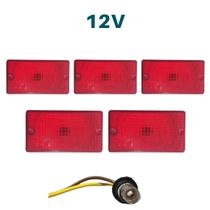 Kit 5 lanterna vigia vm ônibus busscar com chicote e lampada Kit 5 lanterna vigia vm ônibus busscar com chicote e lampada