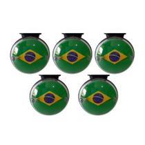 Kit 5 Lanternas Laterais Foguinho Maria Smart Brasil Base Preta Lantersul Kit 5 Lanternas Laterais Foguinho Maria Smart Brasil Base Preta Lantersul
