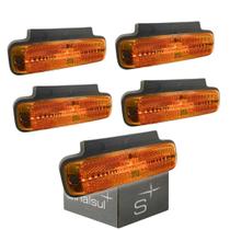 Kit 5 Lanternas Lateral Posição Direcional Com Suporte Led Kit 5 Lanternas Lateral Posição Direcional Com Suporte Led
