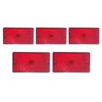 Kit 5 lanternas ônibus busscar 10 x 5,7cm