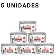 Kit 5 Lata Latinha Recovery Alimento Úmido Royal Canin 195g