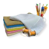 Kit 5 Lavabos Felpudas Para Bordar Ponto Russo Sortidas