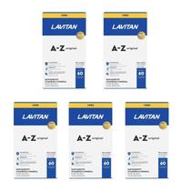 Kit 5 Lavitan A-Z Homem Suplemento de Vitaminas e Minerais